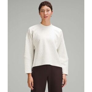 Lululemon‎ Textured Jacquard Crewneck Pullover Limited Edition Size 4